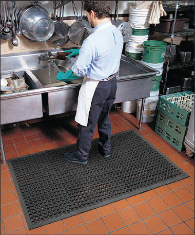 Commercial Kitchen Mats Are Kitchen Floor Mats By FloorMats Com   Commercial Restaurant Black Sink 400.JPG